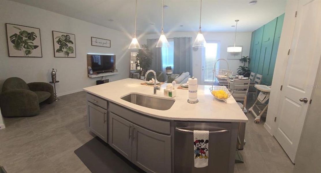 Furnished interior view inside a new home in , Davenport (Image 10).