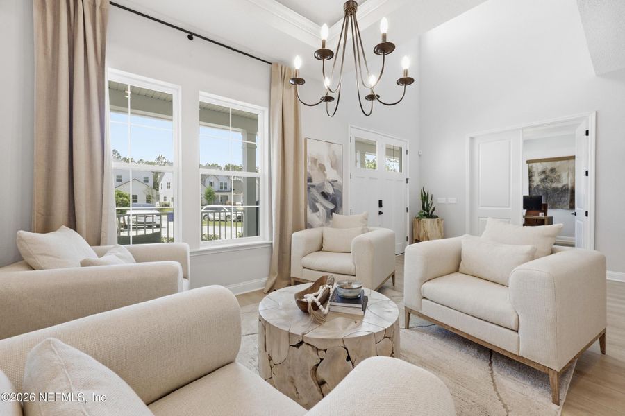 Furnished interior view inside a new home in , Ponte Vedra (Image 18).