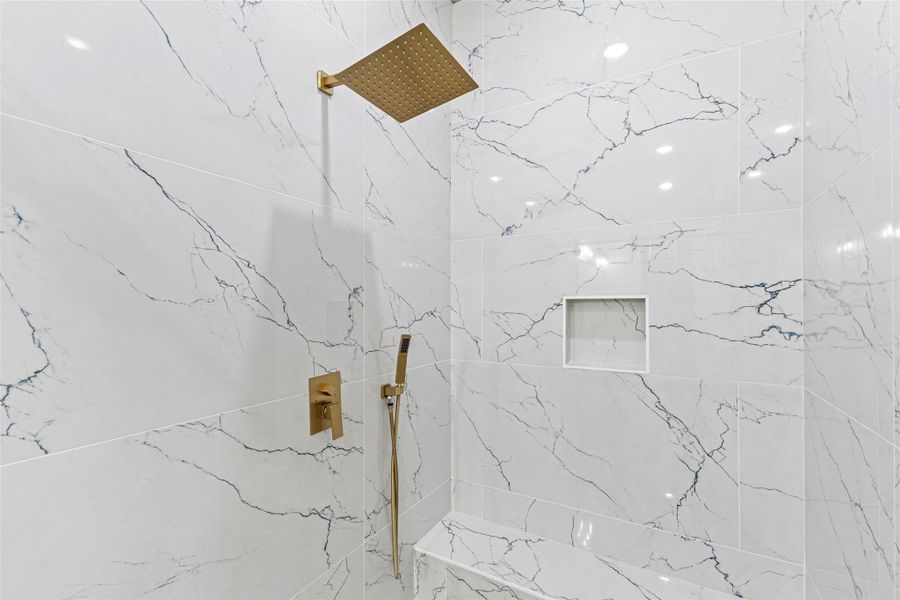 Close-up of interior finishes inside a home in , Houston (Image 7).