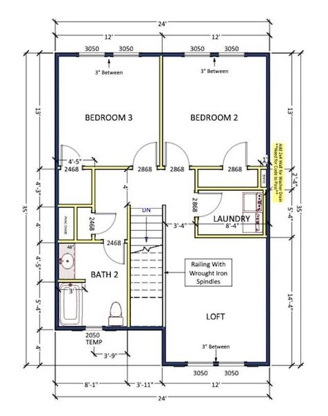 2D floor plan layout of this home in Mills Gin, Campobello, SC (Image 5).