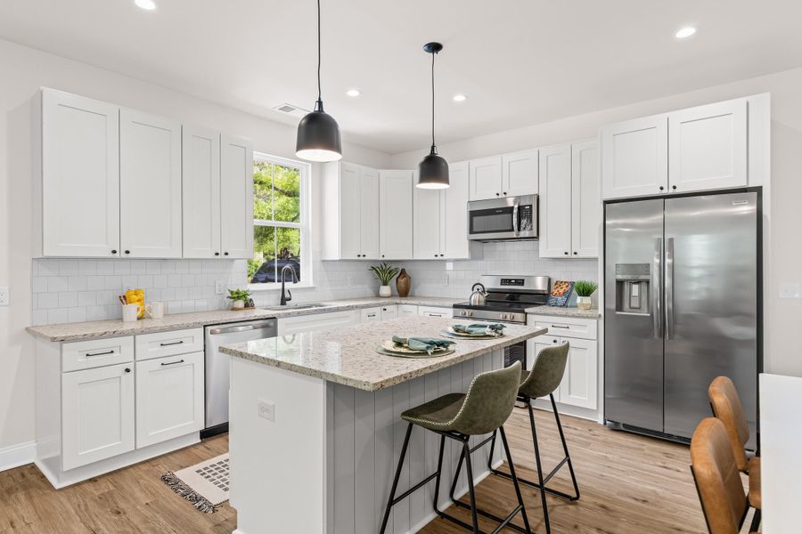Furnished interior view inside a new home in , North Charleston (Image 8).