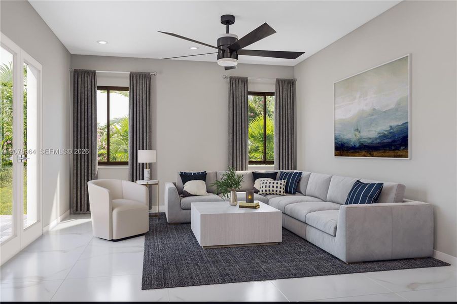Furnished interior view inside a new home in Parkland Royale, Parkland (Image 16).
