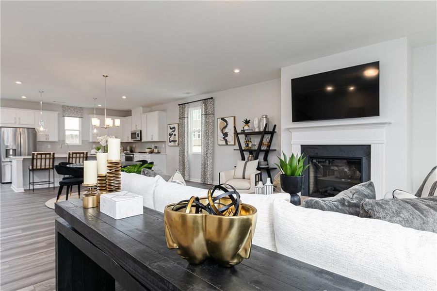 Furnished interior view inside a new home in , Lawrenceville (Image 8).