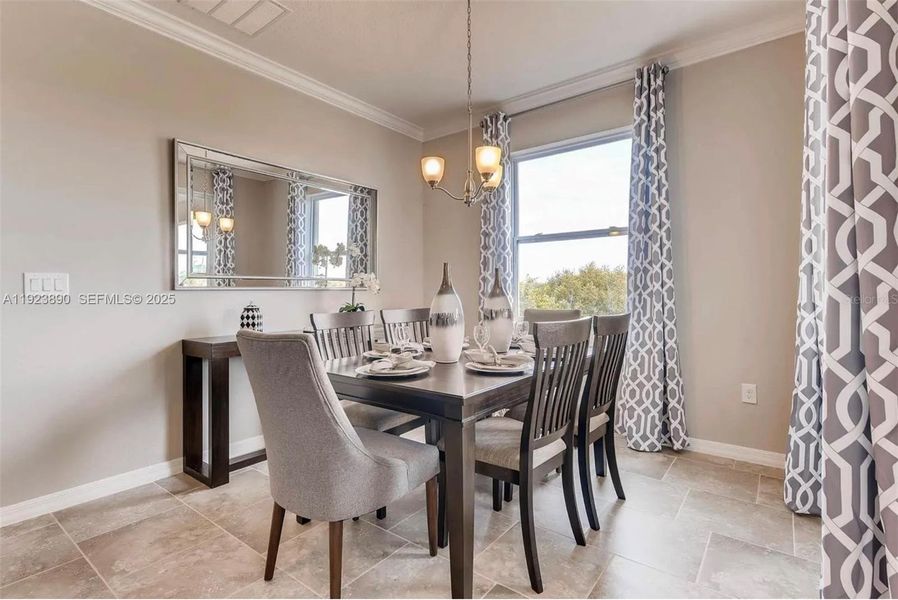 Furnished interior view inside a new home in Kindred, Kissimmee (Image 13).