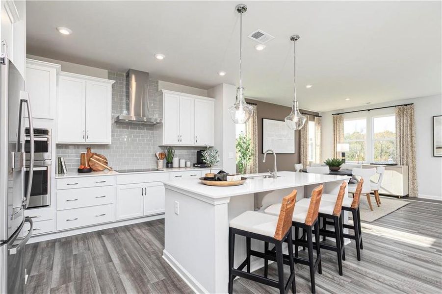 Furnished interior view inside a new home in Riverside Ridge, Lawrenceville (Image 31).