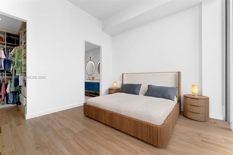 Furnished interior view inside a new home in , Miami (Image 9).