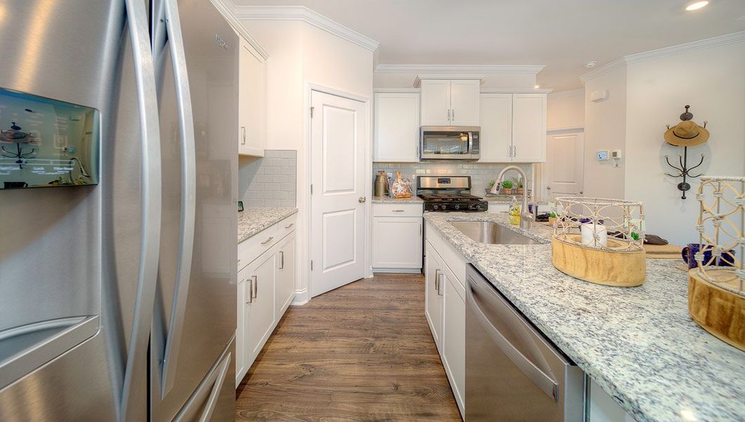 Furnished interior view inside a new home in The Townes at Stonecrest, Hendersonville (Image 8).