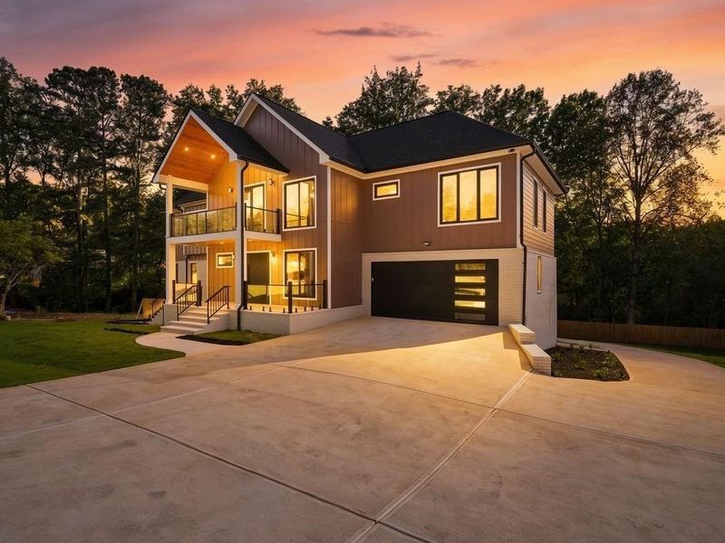 Front exterior of a new home in , Marietta, GA, highlighting curb appeal (Image 31).