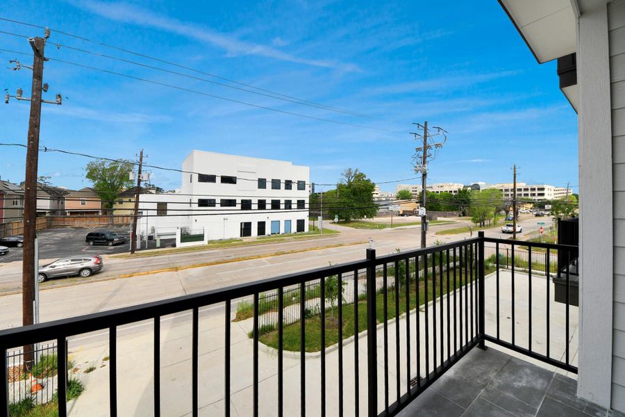 Exterior details and patio area of a home in , Houston (Image 4).