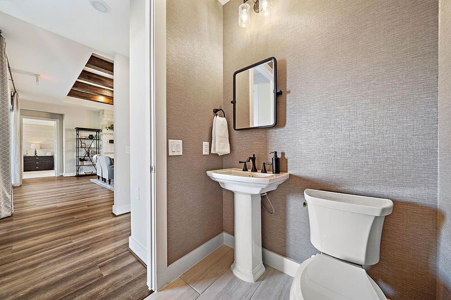 Representative furnished interior of a home built from the Bergamot by Caldwell Homes in The Highlands, Porter (Image 11). Representative furnished interior of a home built from the Bergamot by Caldwell Homes in The Highlands, Porter (Image 11).