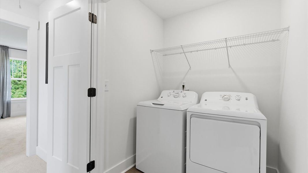 Laundry Room of The Churchill Design by DRB Homes