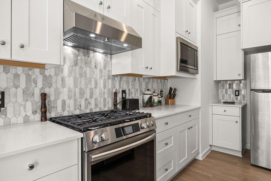 Furnished interior view inside a new home in Artavia: Avante Collection, Conroe (Image 16).