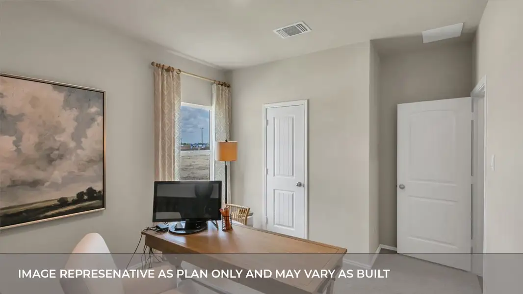 Furnished interior view inside a new home in Trails at Wildhorse, Austin (Image 5).