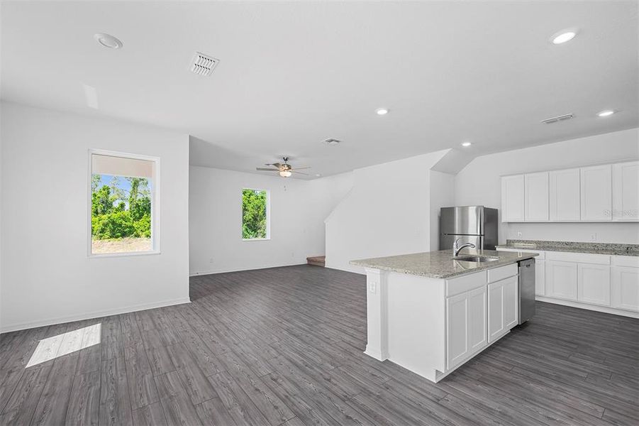 Furnished interior view inside a new home in Noah Estates at Tuscany Preserve, Poinciana (Image 5). Furnished interior view inside a new home in Noah Estates at Tuscany Preserve, Poinciana (Image 5).