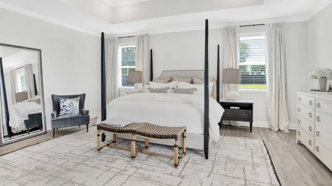 Furnished interior view inside a new home in Golden Gate, Naples (Image 19).