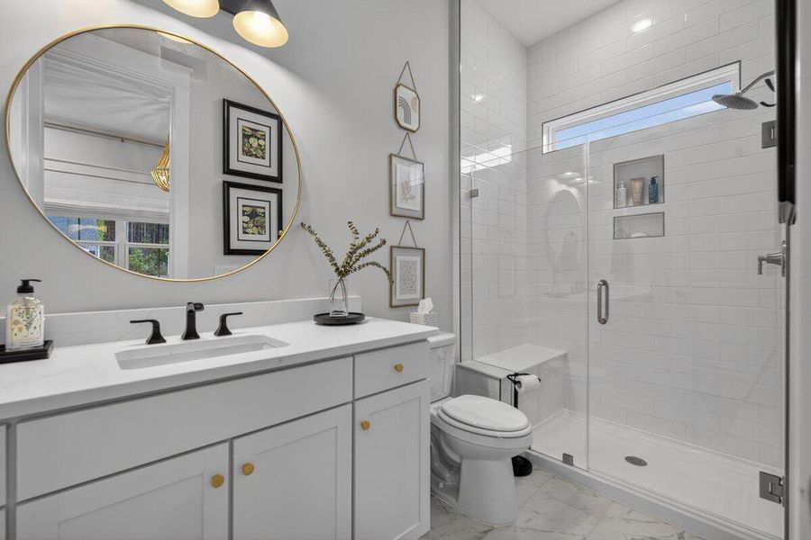 Furnished interior view inside a new home in K. Hovnanian's® Four Seasons at Lakes of Cane Bay, Summerville (Image 10).