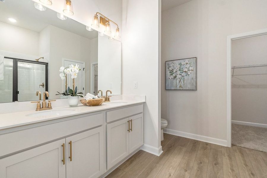 Representative furnished interior of a home built from the Zion - Waterway by Ashton Woods in Blue Heron Retreat, Little River (Image 14).