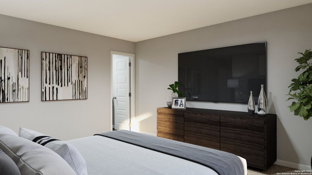 Furnished interior view inside a new home in Applewhite Meadows, San Antonio (Image 23). Furnished interior view inside a new home in Applewhite Meadows, San Antonio (Image 23).