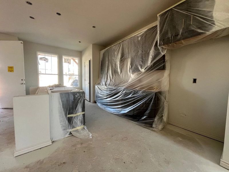 In-progress construction of a new home in Lariat, Liberty Hill, TX (Image 5).