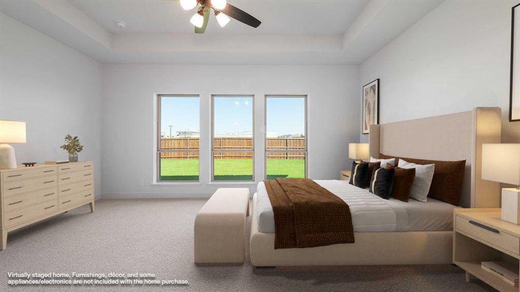 Furnished interior view inside a new home in Devonshire 55', Forney (Image 6). Furnished interior view inside a new home in Devonshire 55', Forney (Image 6).