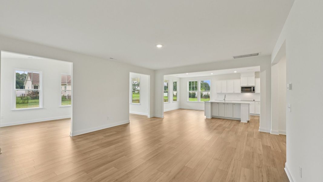 Representative furnished interior of a home built from the Stonehaven by DRB Homes in Campbell Ridge, Angier (Image 16).