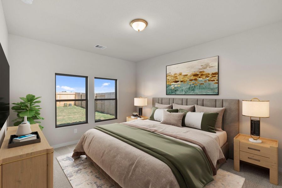 Furnished interior view inside a new home in Creekhaven, Rosharon (Image 11).