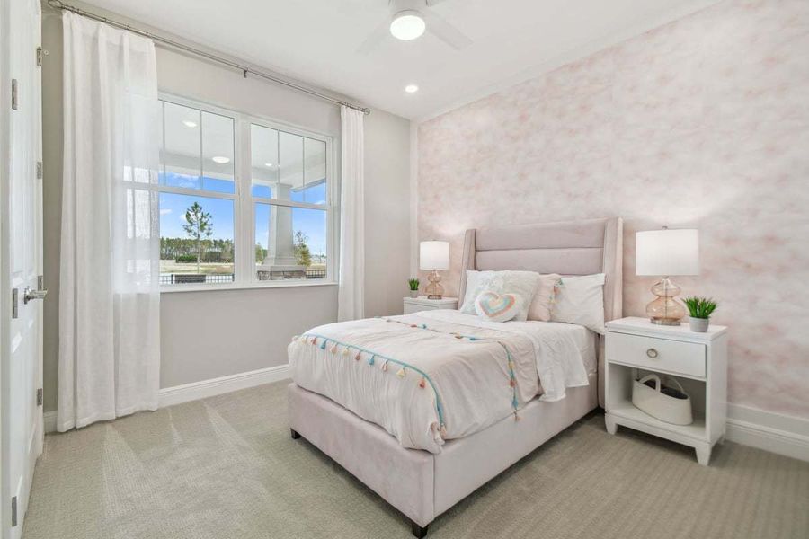 Representative furnished interior of a home built from the 50' Sweetwater by William Ryan Homes in Tamarack at Two Rivers, Zephyrhills (Image 8).