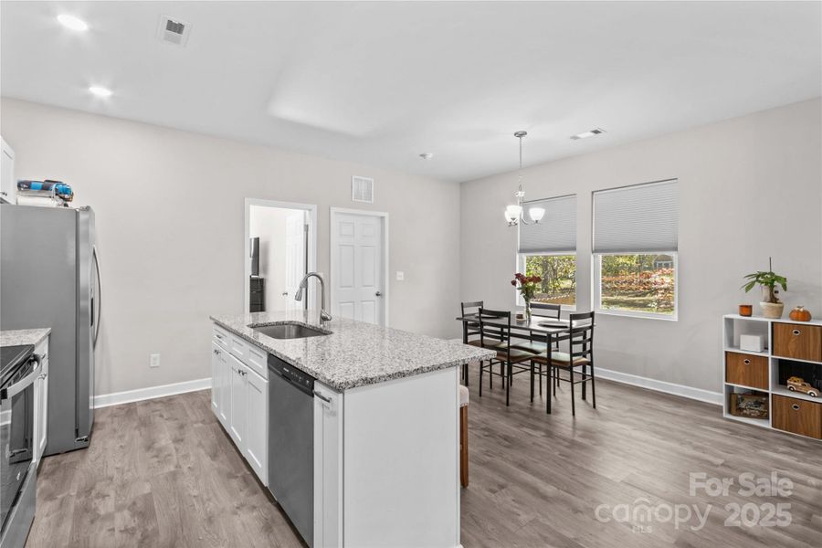 Furnished interior view inside a new home in , Statesville (Image 14).