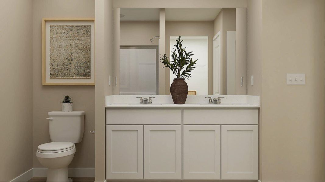 Furnished interior view inside a new home in Lindera Preserve at Cane Bay Plantation: Sabal Collection, Summerville (Image 4). Furnished interior view inside a new home in Lindera Preserve at Cane Bay Plantation: Sabal Collection, Summerville (Image 4).