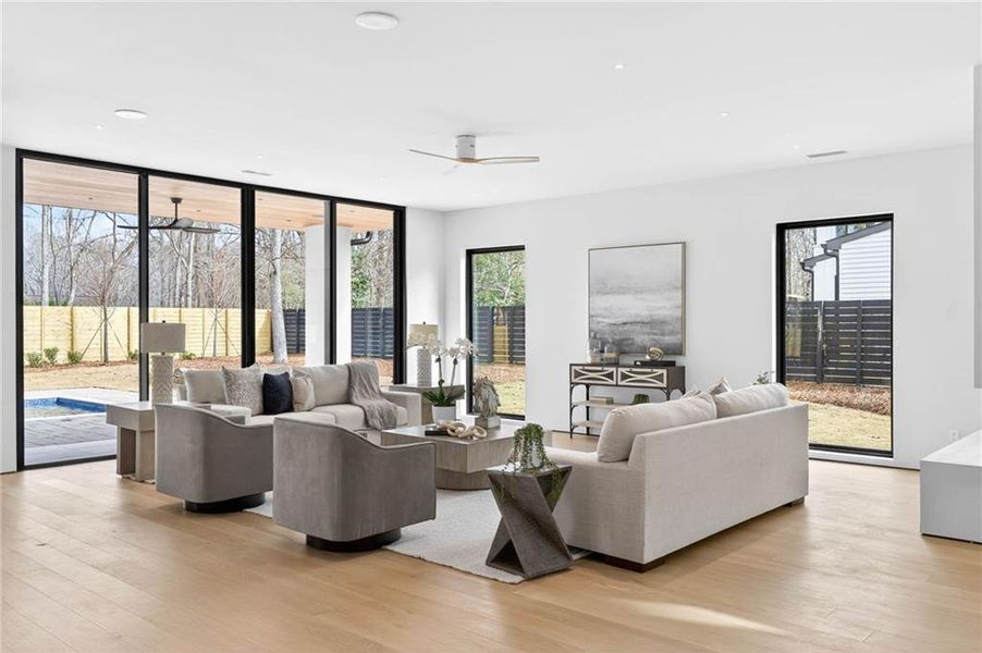 Furnished interior view inside a new home in , Alpharetta (Image 13).