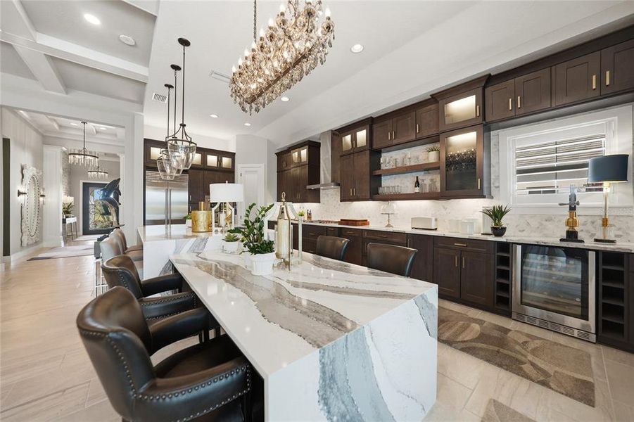 Furnished interior view inside a new home in , Venice (Image 18).