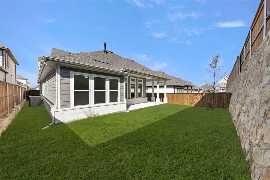 Exterior details and patio area of a home in Inspiration, Lucas (Image 19). Exterior details and patio area of a home in Inspiration, Lucas (Image 19).