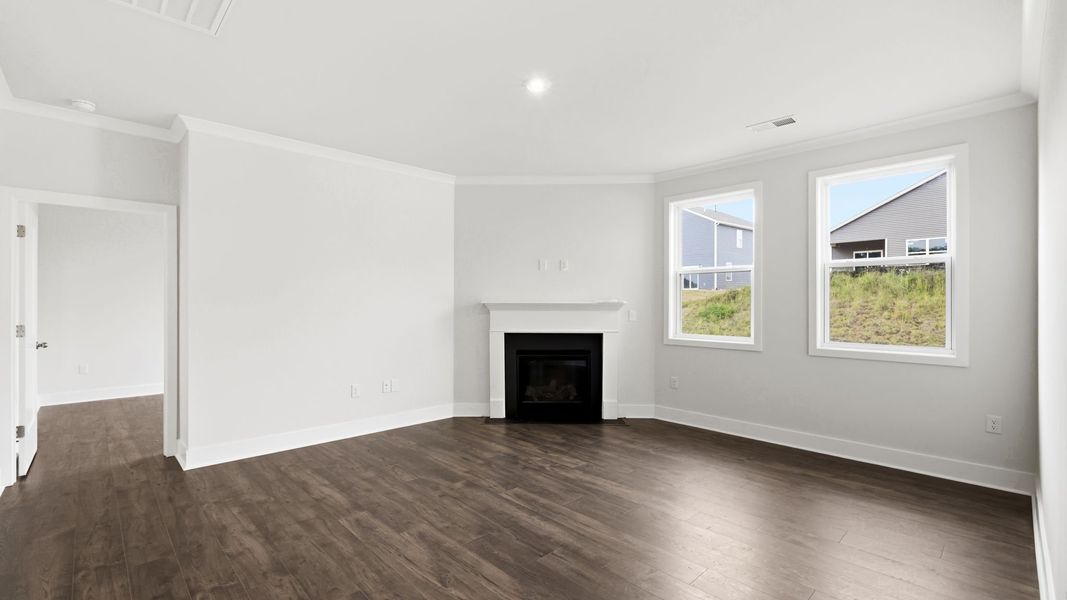 Spacious, unfurnished interior of a new home in Reserve at Tap Root Farms, Fletcher (Image 21). Spacious, unfurnished interior of a new home in Reserve at Tap Root Farms, Fletcher (Image 21).