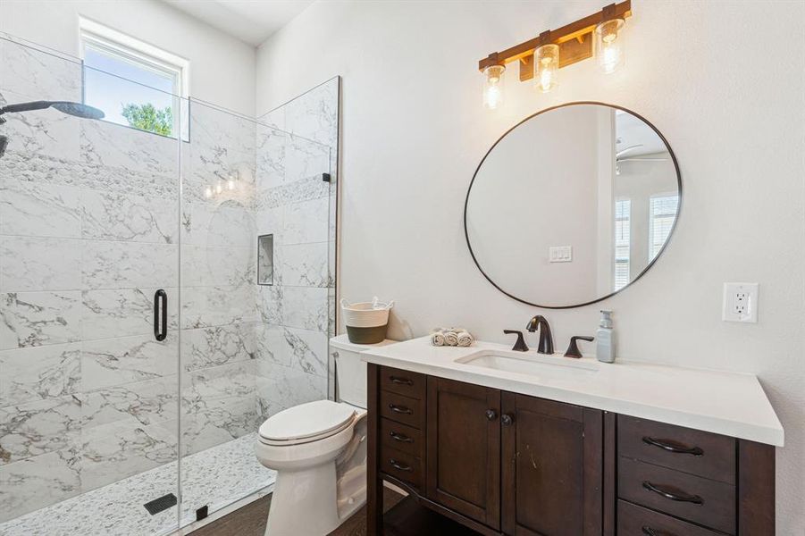 Furnished interior view inside a new home in , Highland Village (Image 19).