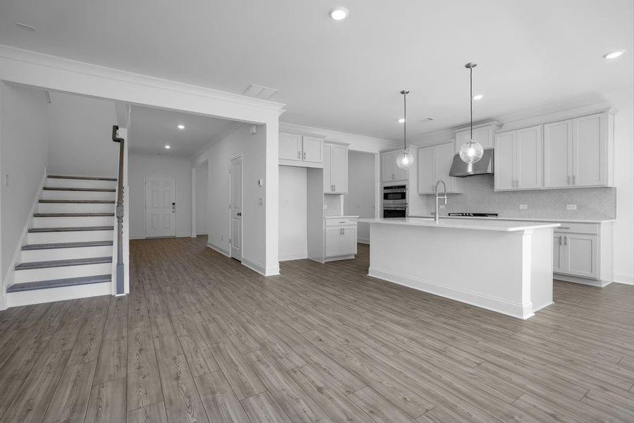 Spacious, unfurnished interior of a new home in Bailey Fence, Dacula (Image 37).