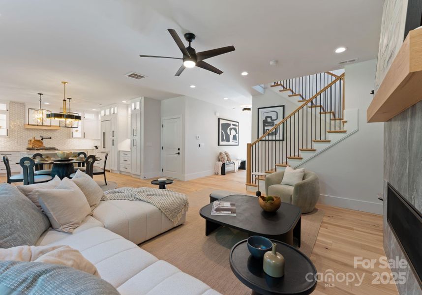 Furnished interior view inside a new home in , Charlotte (Image 14). Furnished interior view inside a new home in , Charlotte (Image 14).