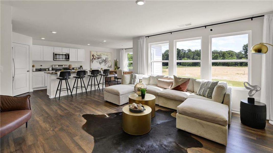Furnished interior view inside a new home in Sherwood Manor, College Park (Image 7). Furnished interior view inside a new home in Sherwood Manor, College Park (Image 7).