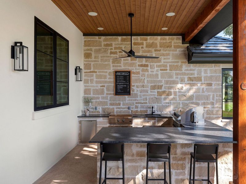 Exterior details and patio area of a home in , Georgetown (Image 23). Exterior details and patio area of a home in , Georgetown (Image 23).