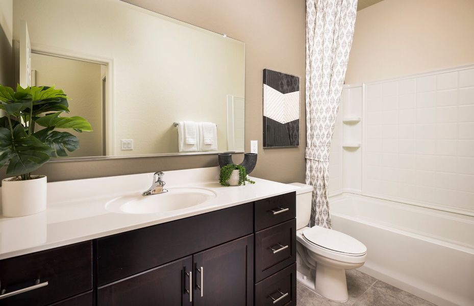 Representative furnished interior of a home built from the Lantana by Pulte Homes in Festival Foothills, Buckeye (Image 12).