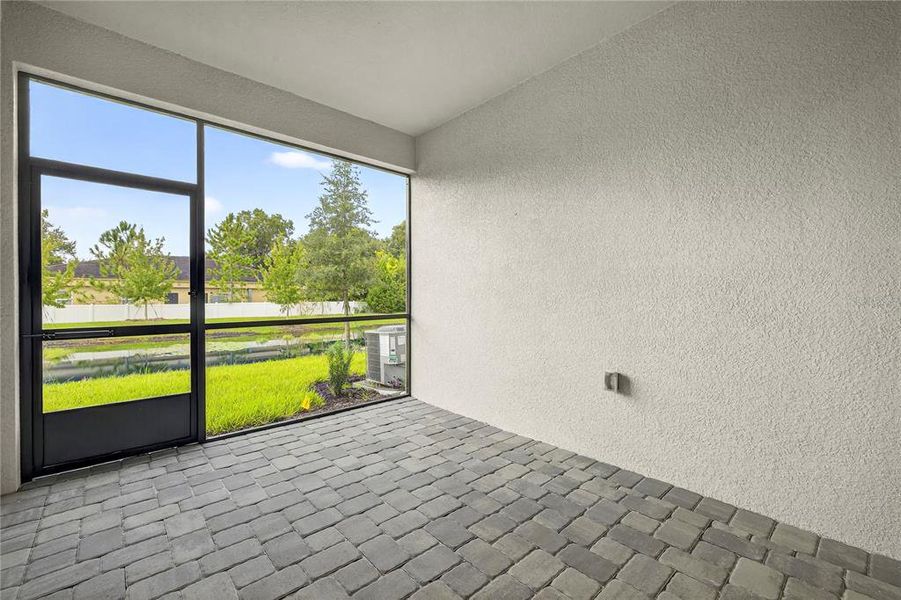 Exterior details and patio area of a home in Bloomingdale Townes, Brandon (Image 3).