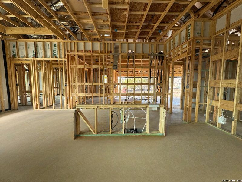In-progress construction of a new home in Waldsanger, New Braunfels, TX (Image 9).