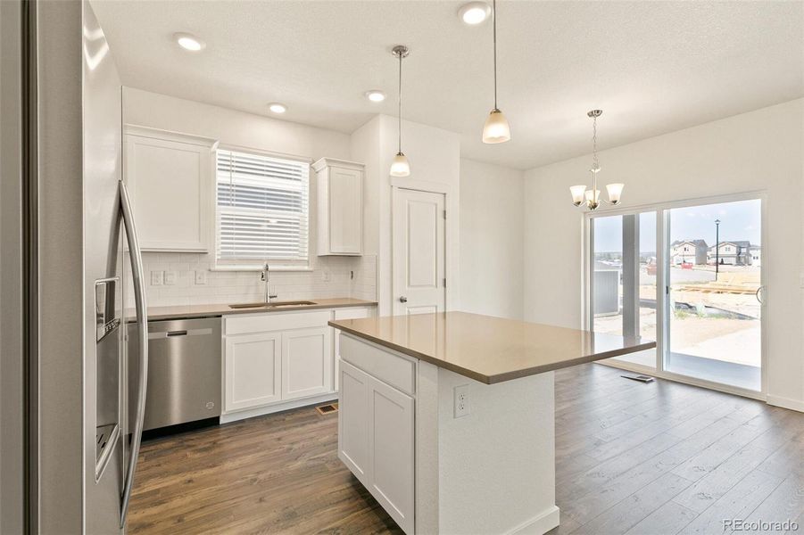 Furnished interior view inside a new home in The Ridge at Lorson Ranch, Colorado Springs (Image 13).