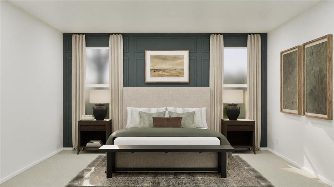 Furnished interior view inside a new home in Tillage Farms, Princeton (Image 18).