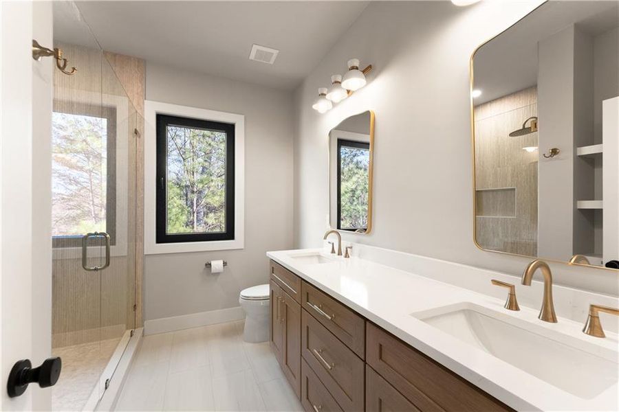 Furnished interior view inside a new home in , Cumming (Image 34).