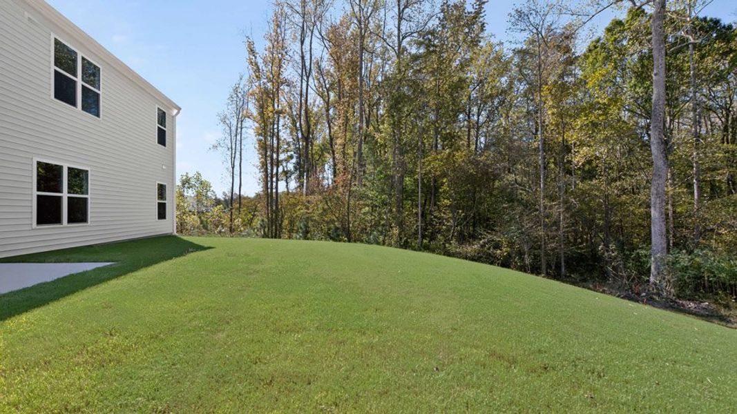 Exterior details and patio area of a home in Olive Branch, Clayton (Image 4).