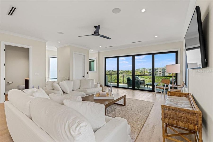 Furnished interior view inside a new home in , New Smyrna Beach (Image 17).