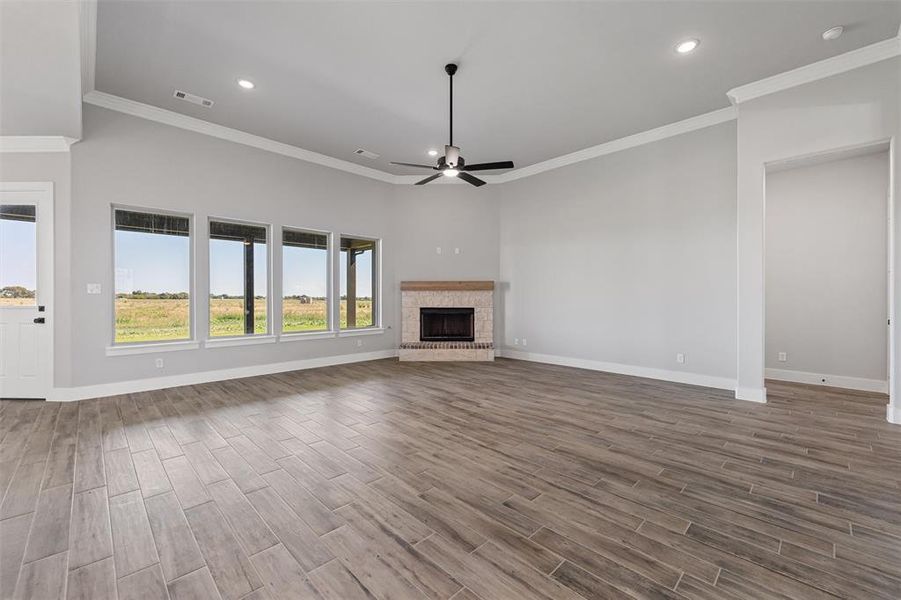 Spacious, unfurnished interior of a new home in Rocky Top, Krum (Image 28). Spacious, unfurnished interior of a new home in Rocky Top, Krum (Image 28).