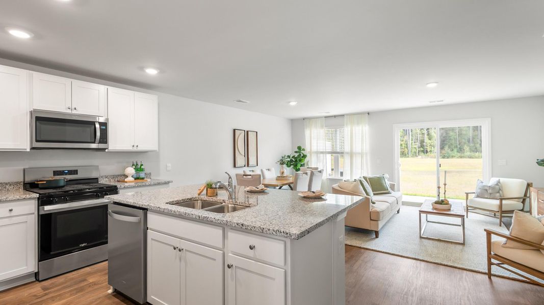 Furnished interior view inside a new home in Pine Hills Townhomes at Cane Bay, Summerville (Image 6).