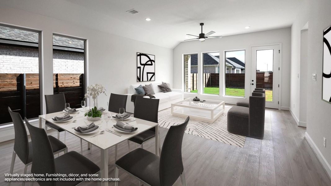 Furnished interior view inside a new home in Juniper Springs, Lockhart (Image 5).