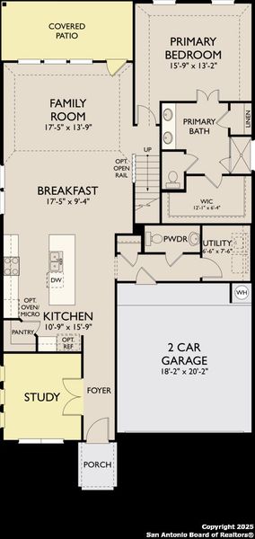 2D floor plan layout of this home in Arcadia Ridge, San Antonio, TX (Image 4). 2D floor plan layout of this home in Arcadia Ridge, San Antonio, TX (Image 4).